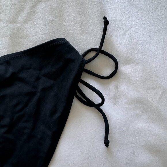 Babystyle NWT Black Tie bikini bottoms petite XS -Small 13.5" - Picture 8 of 11